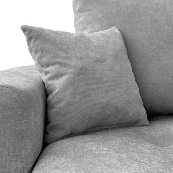 Hoekbank CLOUD grijs - polyester - 277 x 83 x 143 cm