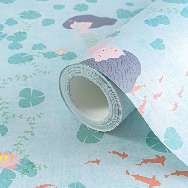 Vliestapete 771461-GU Blau - Fleece - 53 x 1005 x 1 cm
