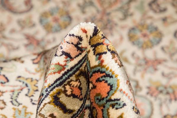 Orientteppich Premium Beige - Seide - 62 x 1 x 95 cm