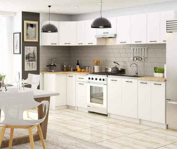 Hängender Küchenschrank Oliwia Weiß