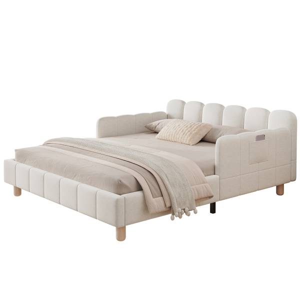 Polsterbett VELVSafe Tiefe: 202 cm