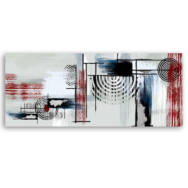 Wandbild abstraktion 150 x 50 cm