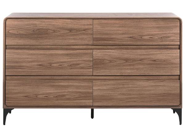 Kommode COWELL Braun - Holzwerkstoff - 140 x 85 x 40 cm