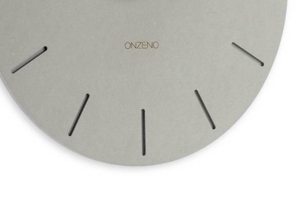 Wanduhr Wanduhren Ep Grau - Holzwerkstoff - 29 x 29 x 1 cm