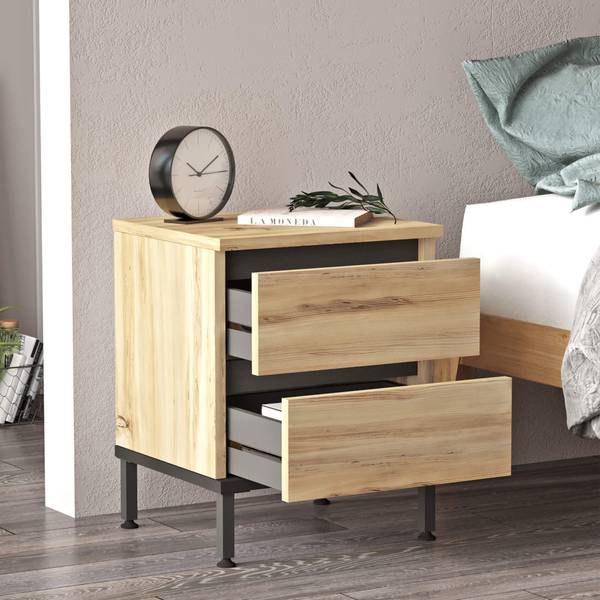 Nachttisch Zatar Beige