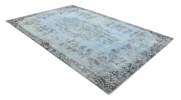 Tapis Ultra Vintage CDLXXV Bleu - Laine - 170 x 1 x 297 cm