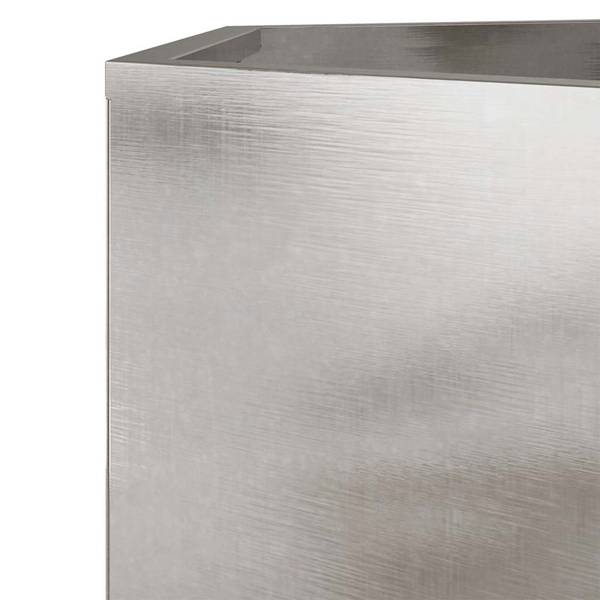 Jardinière 3042251-1 Gris lumineux - Argenté - 60 x 69 cm
