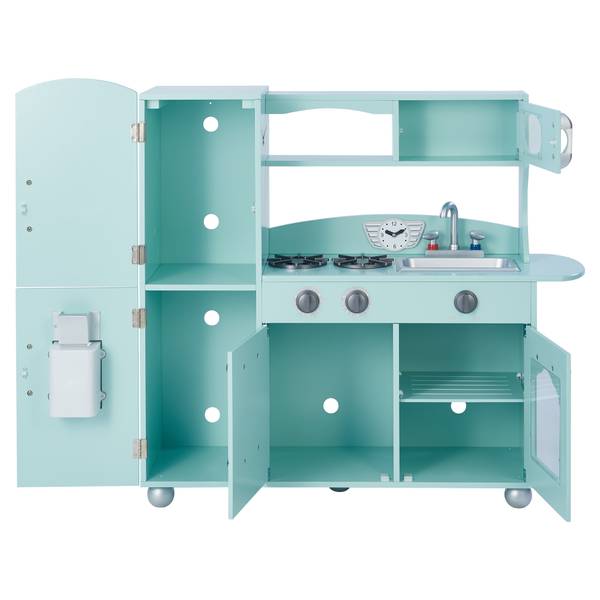 Kinder spielen Küche TD-11414M Grün - Massivholz - 30 x 94 x 98 cm