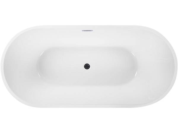 Baignoires autoportantes LEVERA Argenté - Blanc - Textile - 78 x 60 x 78 cm