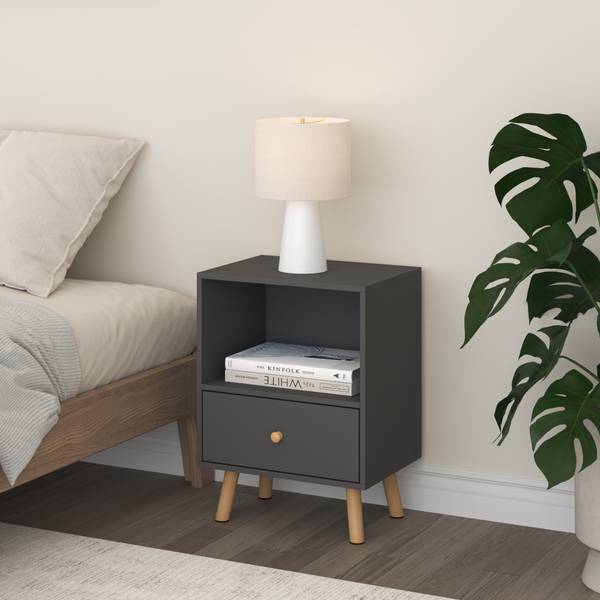 Beistelltisch Sundsvall Grau - Holzwerkstoff - 40 x 54 x 30 cm