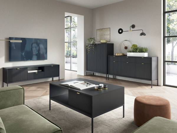 Kommode AMBER Schwarz