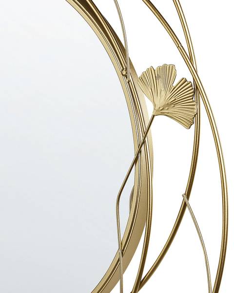 Dekospiegel ANGLET Gold - Metall - 46 x 49 x 4 cm
