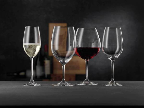 Bordeauxgläser ViVino 4er Set Kristallglas - 10 x 22 x 10 cm