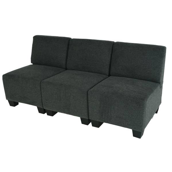 Canape modulaire 3 places Moncalieri Anthracite