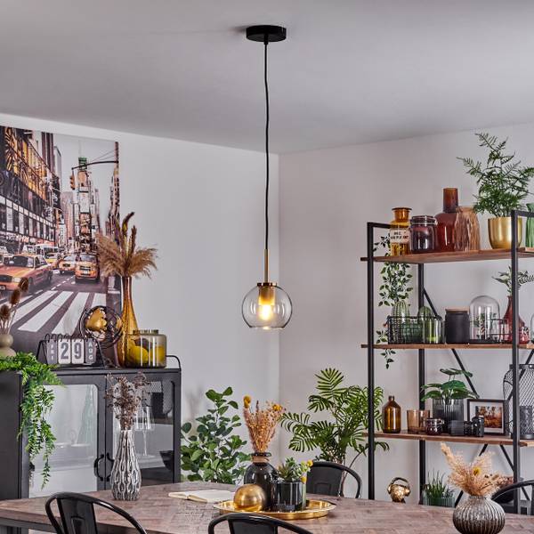 Deckenleuchte Cesaro Aluminium - Klarglas - 80 x 140 x 80 cm