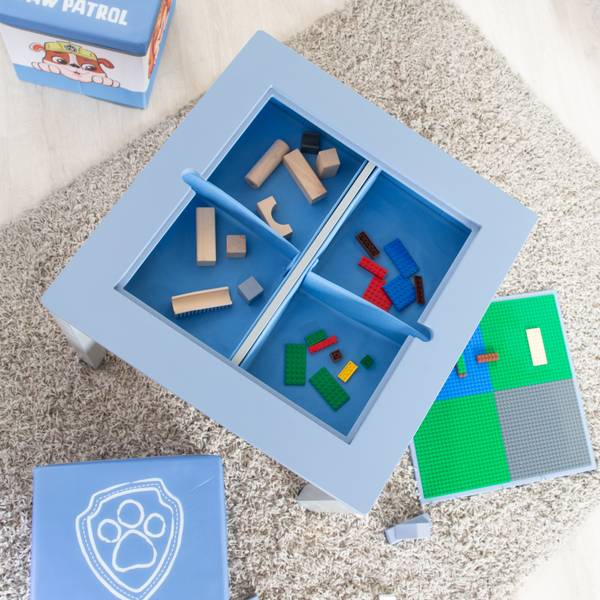 Table avec plateau réversible Paw Patrol Bois manufacturé - 50 x 51 x 60 cm