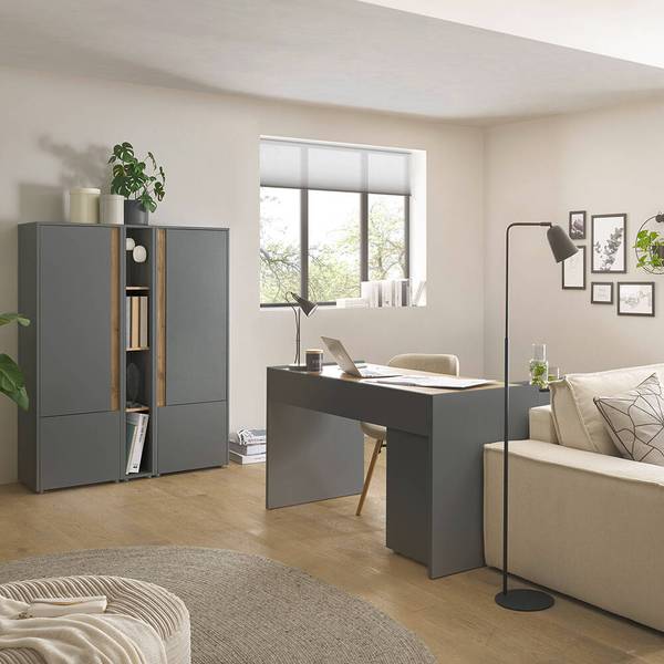 Stauraumschrank CRISP-61-121 Anthrazit