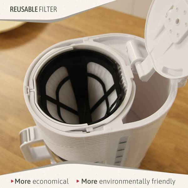 Filterkaffeemaschine Elegance CM1171WHT Weiß