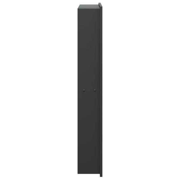 Duschnische 3033834 Schwarz - Edelstahl - 32 x 9 x 62 cm