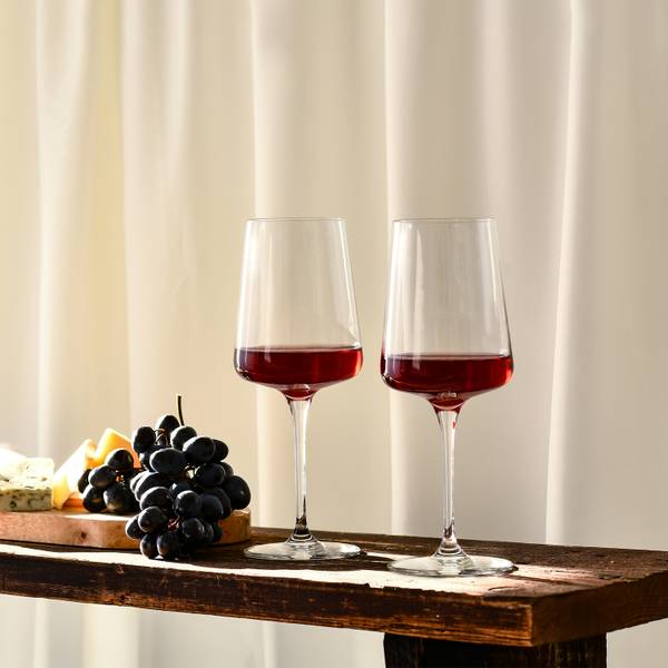 Rotweingläser Infinity (Set 6) Klarglas - 10 x 24 x 10 cm