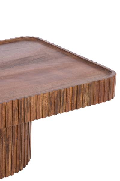 Couchtisch KIOTO Braun - Massivholz - 70 x 42 x 120 cm
