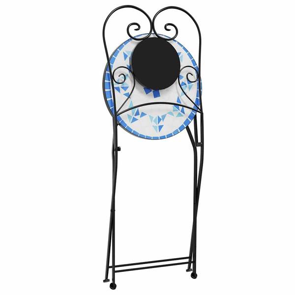 Bistro mosaïque 299764-1 lot de 3 Bleu - Blanc