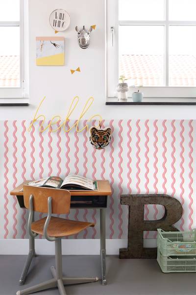 Tapete 131722 Pink - Papier - 50 x 900 x 50 cm