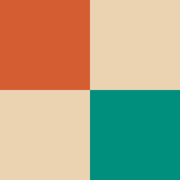 Papier peint damier multicolore Papier - 52 x 1000 x 1000 cm