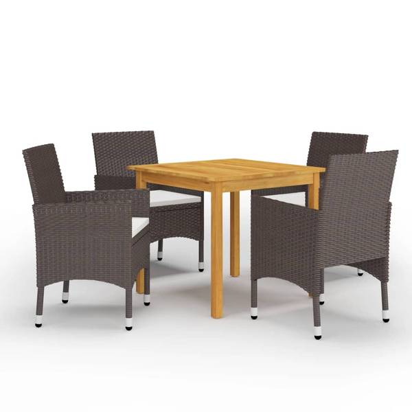 Tuinset 3005678-2 set van 5 bruin - acacia - 85 x 74 x 85 cm