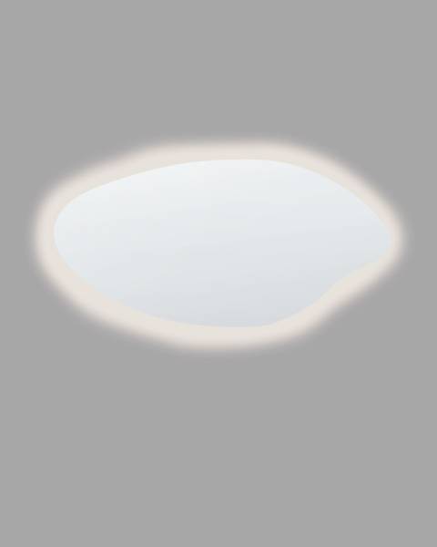 Badezimmerspiegel SOLOGNY Silber - Glas - 120 x 60 x 3 cm