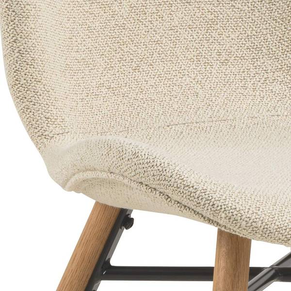 Esszimmerstuhl BatildaA1 2er Set Beige - Webstoff - 47 x 83 x 53 cm