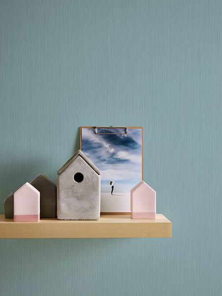 Vliestapete 378262-GU Blau - Kunststoff - 53 x 1 x 1005 cm