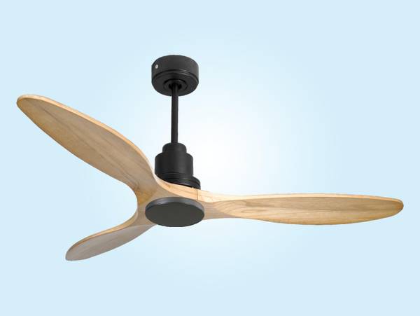 Deckenventilator Salamis Schwarz - Metall - 132 x 32 x 132 cm