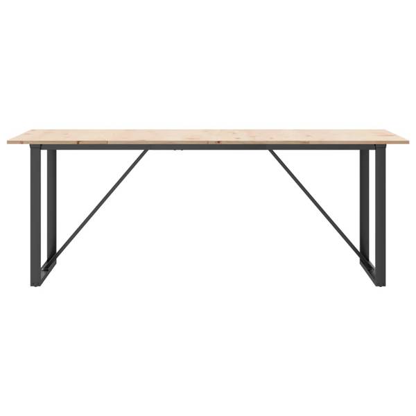 Esstisch 3038412-3 3282679 Braun - Kiefer - 100 x 75 x 200 cm