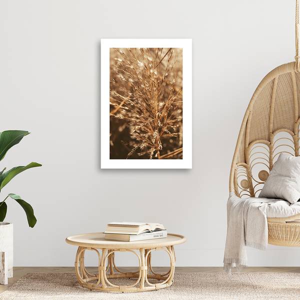 Wandbild gras 70 x 100 cm
