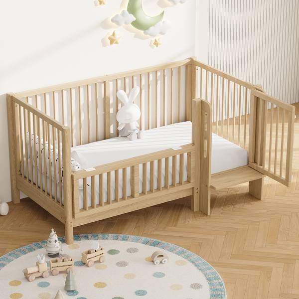Babybett Natu1470Ⅰ Braun - Kiefer - 78 x 80 x 151 cm