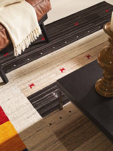 Handgewebter Wollteppich Jamal 160 x 230 cm