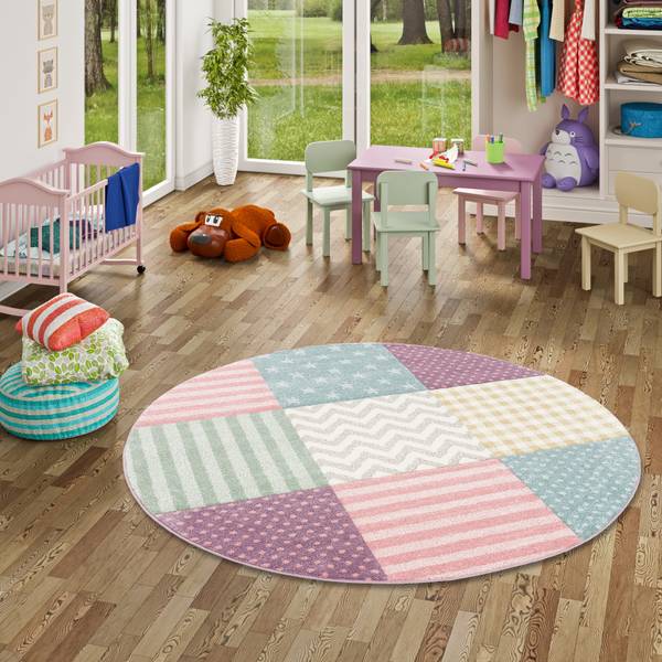 Teppich Maui Sterne Rund 160 x 160 cm