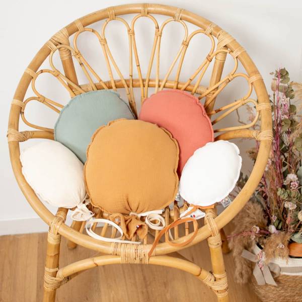 Wandballon Jeanne Beige - Tiefe: 28 cm