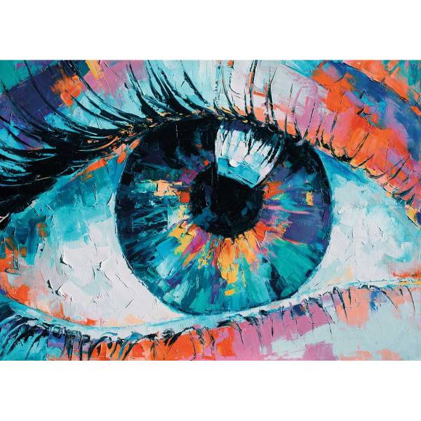 Tableau mural il coloré 120 x 80 cm