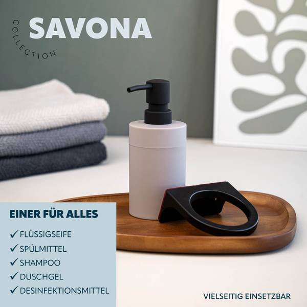 Seifenspender Savona Softtouch Taupe