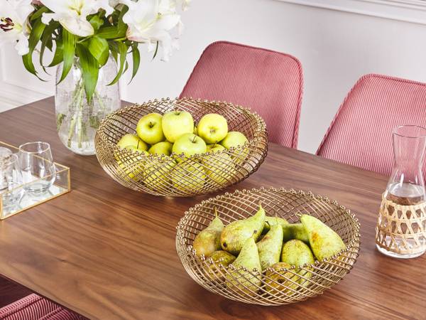 Bol décoratif BALIUNG Doré - Métal - 34 x 13 x 34 cm