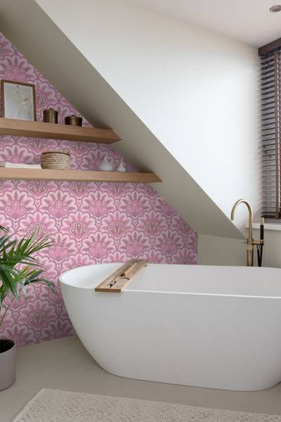 Tapete 131038 Violett - Papier - 50 x 900 x 50 cm