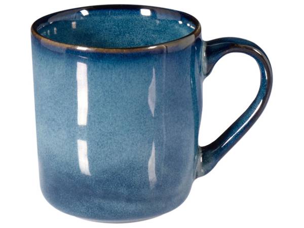 Tafelservice HAWTHORN 16-tlg Blau - Stein - 27 x 27 cm