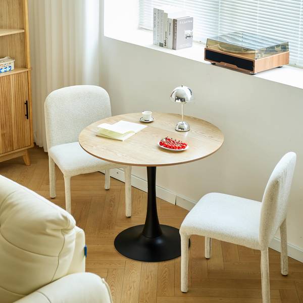 Esstisch SALLA Braun - Massivholz - 90 x 75 x 90 cm