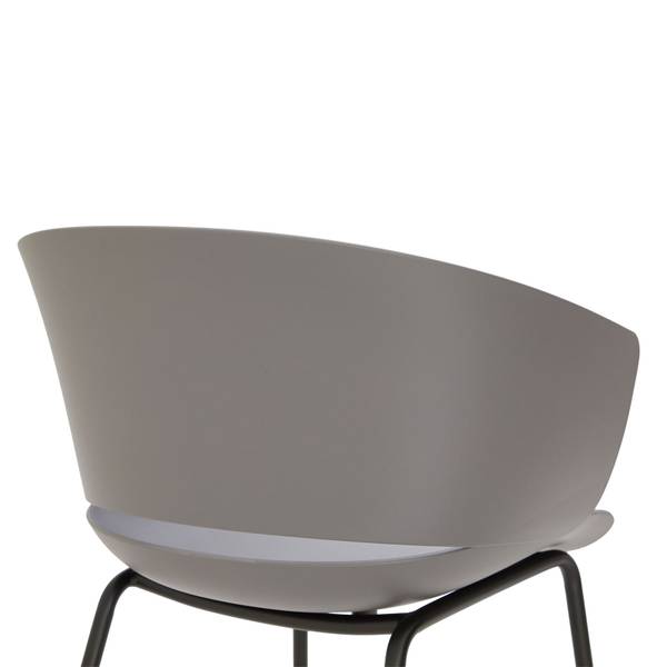 Gartenstühle NIVEL (4er-Set) Grau