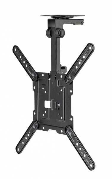 TV-Stand LUMLCD-CM344 Schwarz - Stahl - 61 x 43 x 16 cm