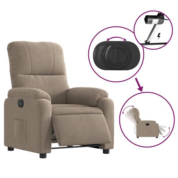 Fauteuil inclinable levage 3032392-3 Taupe