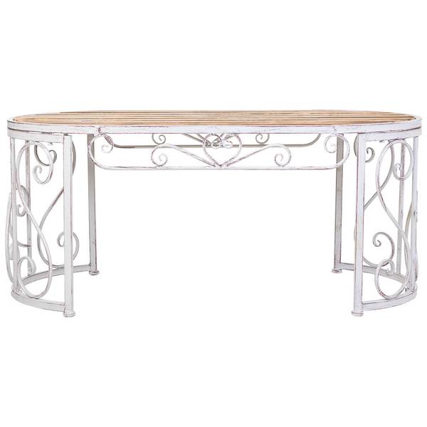 Couchtisch Jardin Mueble Grau - Massivholz - 115 x 50 x 60 cm