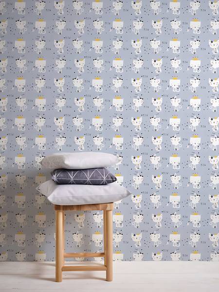 Vliestapete 381311-GU Grau - Fleece - 53 x 1005 x 1 cm